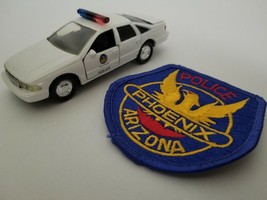 Roadchamps 1:43 Diecast Police Cruiser and Agency Police Patch (Phoenix, AZ) - £26.38 GBP