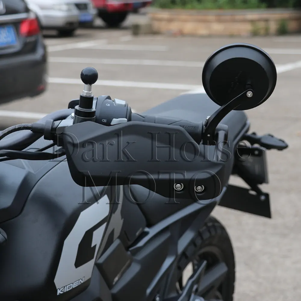 Motorcycle Front Windshield Hand Guard Left And Right Handlebar Hand Guard Windp - £200.69 GBP