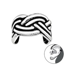 Celtic 925 Sterling Silver Ear Cuff - £9.66 GBP