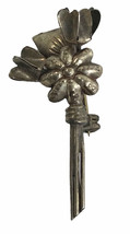 Vintage 1950&#39;s Sterling Silver 2.4g Floral Pin Brooch - $21.95