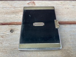 VTG RONSON LIGHTER ART DECO LADIES CIGARETTE CASE AND COMPACT JEWELED CASE - $197.95