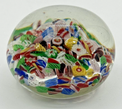 Vintage 1930&#39;s Millifiori  Paperweight End of Day Scramble PB162 - $59.99