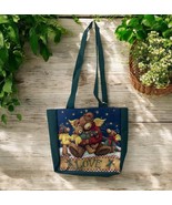 NWT Teresa Kogut Teddy Bears Love Angels Christmas Canvas Tote Bag - $19.36 CAD