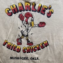 VTG Charlie’s Chicken Kids Shirt Size 6-8 Muskogee Oklahoma - £10.55 GBP