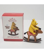 Hallmark Keepsake Ornament Winnie the Pooh Baby&#39;s First Christmas Disney... - £10.11 GBP