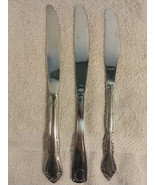 Flatware Set of 3 Dining Dinner Knives Multiple Patterns / Designs - £6.41 GBP
