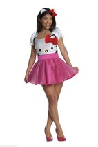 Official Licensed Adult Hello Kitty Women&#39;s Size X-SMALL Halloween Costume - £48.83 GBP