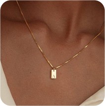 Initial (A) Personalized Dainty Necklace  - £23.22 GBP