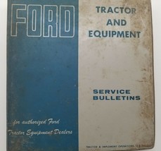 1965 1966 Ford Tractor &amp; Equipment Service Bulletins Manual Book - £62.49 GBP