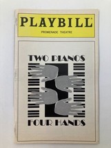 1997 Playbill The Promenade Theatre Two Pianos, Four Hands by Ted Dykstra - £11.10 GBP