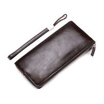 New Stylish Men&#39;s Long Zipper Wallet Portable Multifunctional Card Holder Thanks - £51.70 GBP