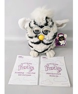 Vintage Furby 1998 Zebra White and Black Stripes READ DESCRIPTION! - $29.65
