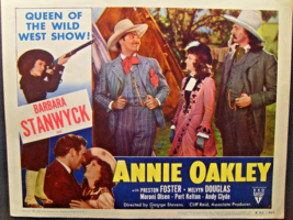 Barbara Stanwyck: (Annie Oakley) Orig,Vintage Movie Lobby Card (Classic) - £127.64 GBP