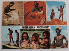 Australian Aborigines Cross Section of Australian Natives Vintage Postcard - £4.63 GBP