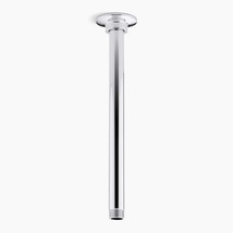 Kohler 11-15/16&quot; Ceiling Mounted Shower Arm &amp; Flange 7392-CP Luxe Shower Upgrade - £62.79 GBP