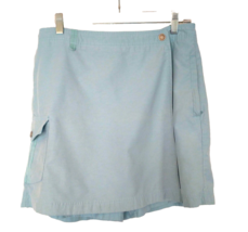 Woolrich Skort Women&#39;s Size 10 Sea Mist Cotton Blend Performance Activewear - £11.39 GBP