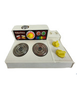Vtg 1978 Fisher Price #919 Kitchen Set Stove Top Glow Magic Burners - $17.05 CAD
