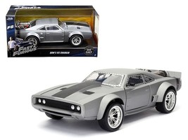 Dom&#39;s Ice Charger &quot;Fast &amp; Furious&quot; F8 Movie 1/24 Diecast Model Car by Jada - £35.75 GBP