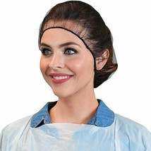 Black Nylon Hair Nets 22&quot; - Pack of 1440 Disposable Invisible - $181.26