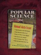 Popular Science Magazine January 1958 Annual Auto Issue New Model Cars - £6.74 GBP