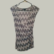 Express Womens Shirt Medium Wrap Waist Sleeveless Gray - $14.96