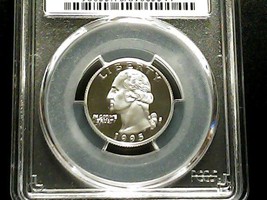 1995-S Silver Proof Quarter PCGS PR70DCAM Deep Cameo - £72.82 GBP