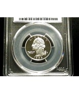 1995-S Silver Proof Quarter PCGS PR70DCAM Deep Cameo - £71.57 GBP