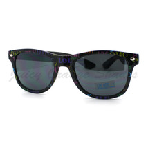 Chitchat Text Prints Sunglasses Classic Horn Rimmed Frame (Spring Hinge) - £10.14 GBP
