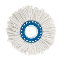 Fine Fiber Mop Pad For 15.8-16cm 360 Rotating Mop Cotton Yarn Replacement Cloths - £1.57 GBP