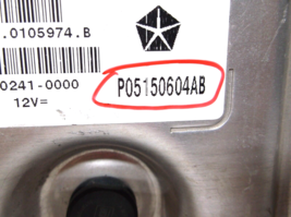 12-13-14 FIAT 500/ 1.4L/ EAB ON VALVE COVER /ENGINE COMPUTER.ECU image 2