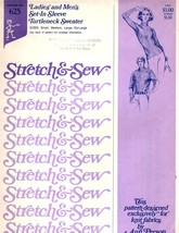Stretch and Sew Unisex S to XL Turtleneck Sweater Vintage Uncut Sewing P... - £6.84 GBP