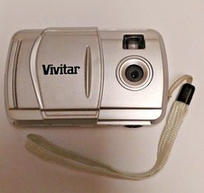 Vivitar QC0309 Lightweight Point And Shoot Digital Camera With Carrying ... - $23.36