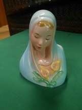 Great Porcelain MADONNA Figure PLANTER - £7.58 GBP