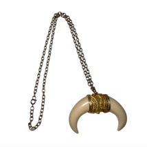 Revlon Moon Drops Concentrated Solid Perfume Safari Tusk Horns Pendant N... - $551.50 MXN
