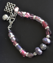 Boho Colourful bracelet, Beaded Bracelet, Celtic Knot Bracelet, Glass (B... - $24.99