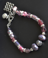 Boho Colourful bracelet, Beaded Bracelet, Celtic Knot Bracelet, Glass (B... - £19.97 GBP