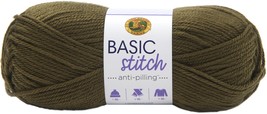 Lion Brand Yarn Basic Stitch Anti-Pilling-Olive - £16.93 GBP