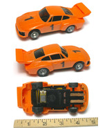 1980 Bachmann SuperTrax PORSCHE CARRERAs 1:32ish SLOT CAR Sweet Orange U... - $284.91 MXN