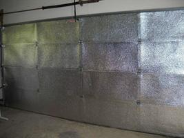 Non Fiberglass Reflective Garage Door Insulation Kit 10 Feet W x 7 Feet H (R8) - £73.91 GBP