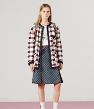 Nwt Authentic Gucci Check Tweed Jacket $3250 36/XS/US 0-2 - £1,061.58 GBP