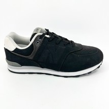 New Balance 574 Classics Black White Kids Size 5 Running Sneakers KL574A1G - £40.14 GBP