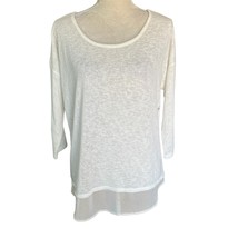 Soho Sweater Top Cream Medium Lightweight New - £22.88 GBP