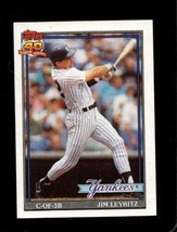 1991 Topps #202 Jim Leyritz Nmmt Yankees - £1.52 GBP