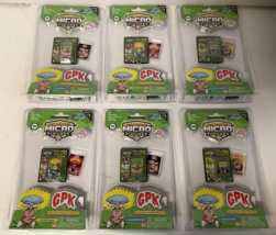 NEW World&#39;s Smallest 5040 Garbage Pail Kids Set of 6 Micro Figure GPK Adam Bomb - £30.25 GBP