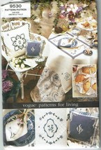 Vogue Sewing Pattern 9530 Tea Table Covers Accessories - $8.99