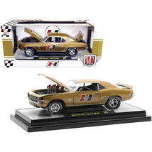 1/24 Scale Diecast Model Car Hurst 1969 Chevrolet Camaro SS/RS Gold Meta... - £81.10 GBP