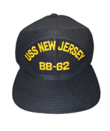 USS NEW JERSEY BB62 New Era Dupont Visor Snapback Hat Cap Medium-Large P... - $21.27