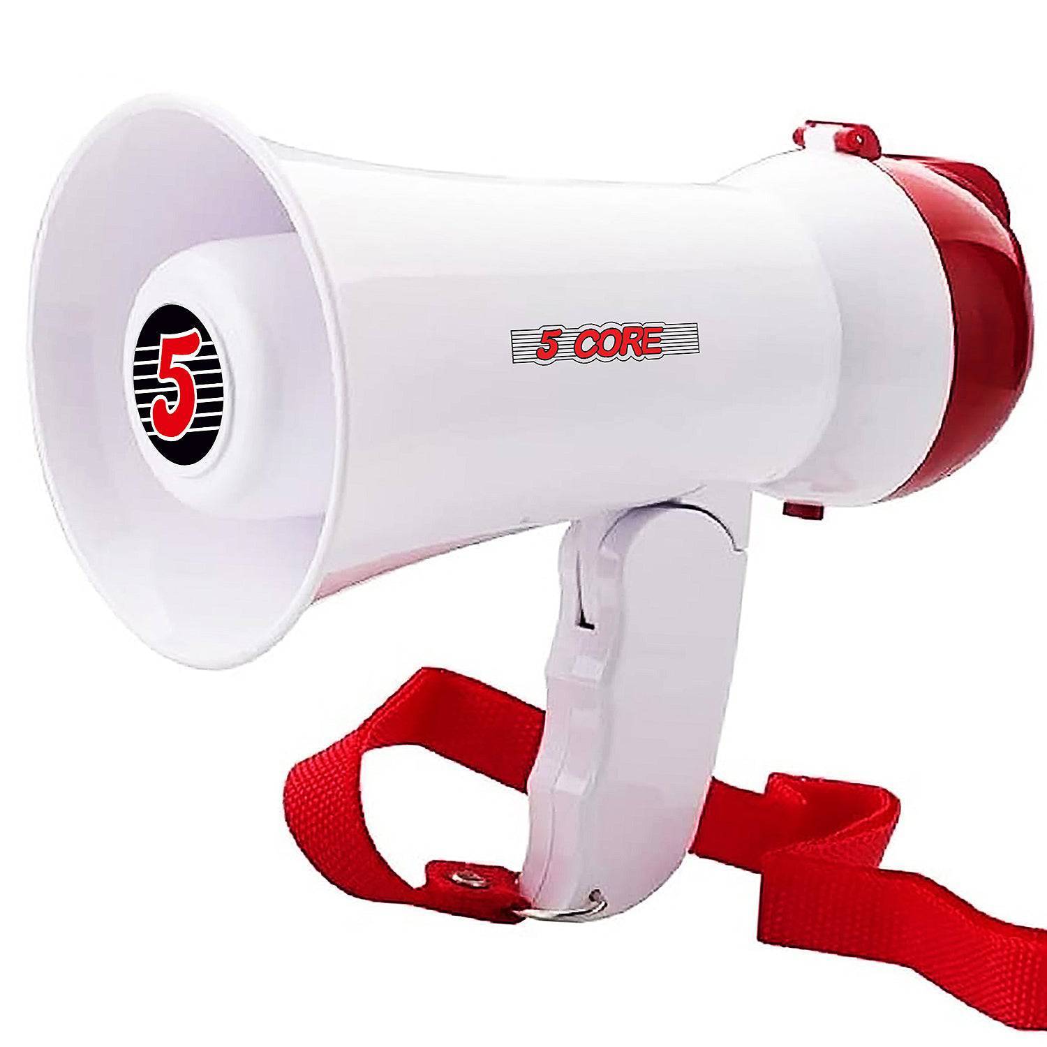 5Core Mini Megaphone Cheer Bullhorn Portable Loud Speaker HW1 Microphones & Speakers