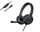 Cyber Acoustics Stereo USB-C Headset (AC-5014) for PC &amp; Mac, in-line Con... - £30.36 GBP