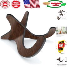 Travel-Friendly Black Walnut Violin Stand with Anti-Slip Padding - Compact - $280.49 MXN